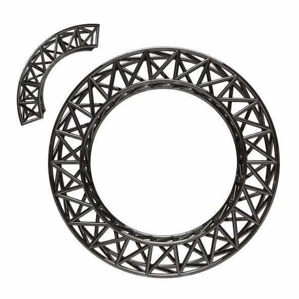 Round Aluminum Truss D - 6M 40x40 cm (black)